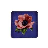bandeja de acero lacado diseno blossom 30x30cm