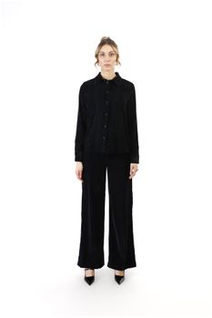 camisa terciopelo iridiscente petrolium s