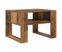 mesa de cafe - mesa de centro - mesa baja madera vieja 66 x 53 x 45 cm madera de ingenieria