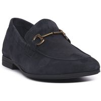 frau mocasines daino blu para hombre