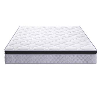 Colchón De Muelles 140 X 200 Cm, 25 Cm, Ergonómico Con Alivio Lumbar
