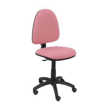 Silla De Oficina Ergonómica Con Mecanismo De Contacto Permanente Y Regulable En Altura - Asiento Y Respaldo Tapizados En Tejido Bali Color Rosa