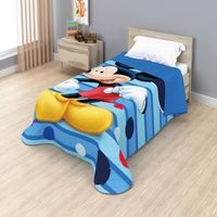 disney - colcha bouti mickey mouse modelo 3 verano disney 170 x 250 cm cama 90 - 105 cm rosa flores