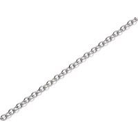 Silver 3mm Wide Trace Chain - 20in - F9034