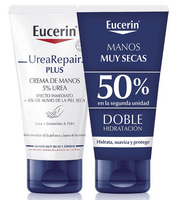 eucerin urearepair crema de manos piel muy seca 2x75 ml