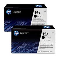 original multipack hp laserjet 1220 printer toner cartridges 2 pack -c7115x