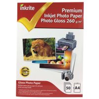 inkrite photoplus professional paper photo gloss 260gsm a4 50 sheets