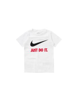 Camiseta Nike Sportswear Swoosh Just Do It infantil White