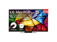 tv rgb mini led 55 - lg 55mrgb87b6b uhd 4k procesador inteligente r8 ai processor 4k gen3 smart tv dvb-t2 h265 negro