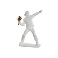 figura resina 41x24x66 soldier blanco