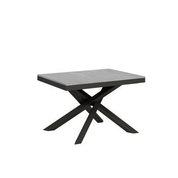 Mesa Extensible 90x120/380 Cm Volantis Evolution Cemento Estructura Antracita