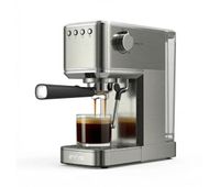 evvo cafetera express intensa 20 cuerpo de acero 20 bares de presion espressos y capuccinos 1350w doble salida portafiltros deposito de 15 l