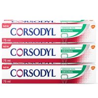 corsodyl daily gum  tooth paste triple pack