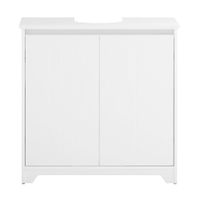 mueble para debajo del lavabo con 2 puertas madera blanco