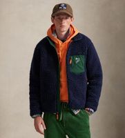 polo ralph lauren para hombre 710980869001 chaqueta polar con logo marino xl casual poliester reciclado sostenible