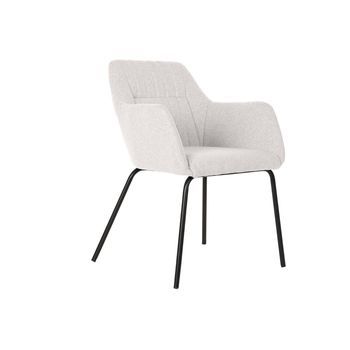 Silla Poliester Metal 59,5x60,5x78 Beige