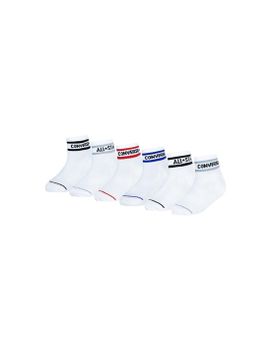 Calcetines Converse Wordmark Ankle Blanco Pack
