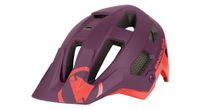 casco endura singletrack grenade morado   rojo