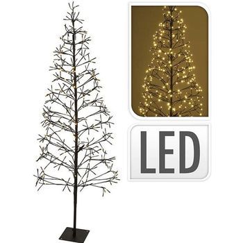 Árbol De Navidad Ambiance 160 Luces Led 120 Cm