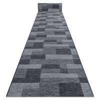 alfombra de pasillo con refuerzo de goma  icona gris 67cm 67x360 cm
