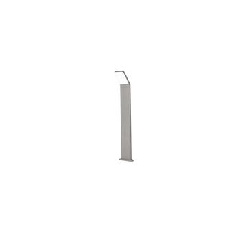Baliza Led De Jardín Path - 12 W, Ip65, 1050 Lm, 60 Cm De Altura, 3000 K, Aluminio Pintado, Color Gris Claro - Perenz