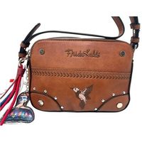 frida kahlo bandolera complementos senora k5016 marron para mujer