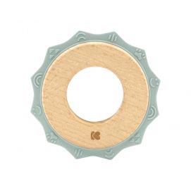 Mordedor de silicona y madera Gear Menta