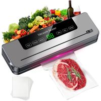 maquina selladora al vacio de alimentos de 220v 5 modos selladora automatica para alimentos secos y humedos con 10 bolsas conservacion de alimentos para el hogar y la cocina