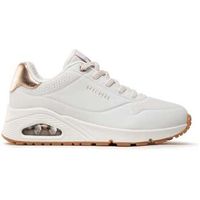 skechers zapatillas uno-shimmer away white 155196wht para mujer
