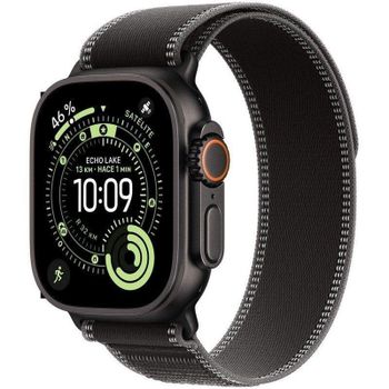 Apple Watch Ultra 3 GPS + Cellular 49mm Caja de Titanio Negro con Correa Loop Trail Negro/Carbón S/M