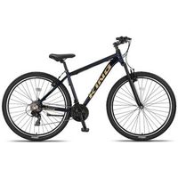 bicicleta mtb 29 umit king alum t18 azul-oro