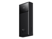 powerbank - baseus star-lord 20000mah 225w carga rapida y simultanea con pantalla led usb a tipo c negro