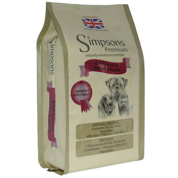 Simpsons Premium Sensitive Adult Dog - Chicken & Potato - 12kg