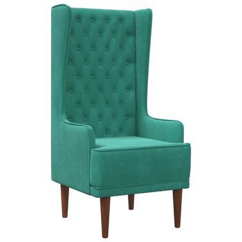 Silla De Respaldo Alto Con Capitoné Con Botones Tuquesa Vidaxl