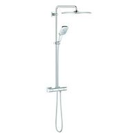 sistema de ducha con termostato incorporado grohe rainshower smartactive 310 chrome 26649000