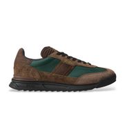 polo ralph lauren para hombre 809974046001 zapatillas varick de piel marron 40 plano cordones casual