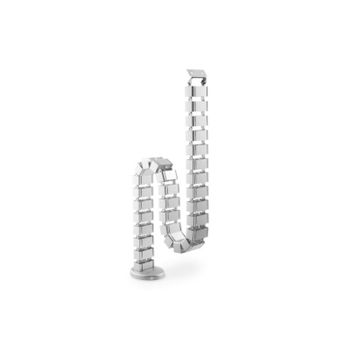 Bandeja portacables curva ASSMANN Electronic DA-90506, 130 m, ABS y metal, plata