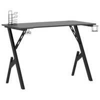 escritorio gaming con patas en forma de y negro 110x60x75 cm vidaxl