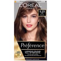 loreal paris preference infinia hair dye various shades - 523 chocolate rose gold brown