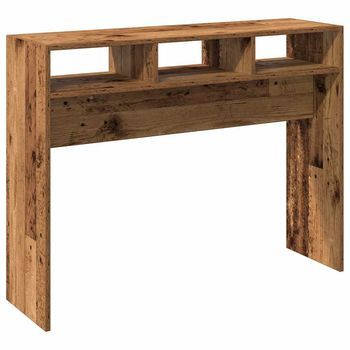 Mesa Consola Madera Contrachapada Envejecida 105x30x80 Cm