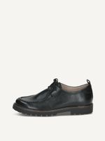 caprice low shoes black made of leather size 38