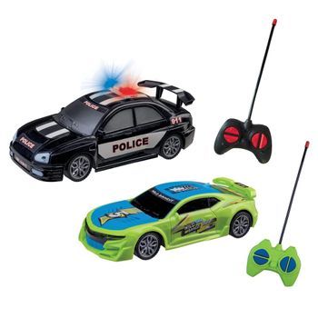 Coche De Policía Y Coche De Carreras Teledirigidos 1:22 Happy People