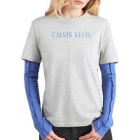 calvin klein jeans camiseta manga larga varsity para mujer