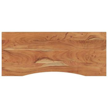 Tablero De Escritorio Rectangular Madera Acacia 110x50x2,5 Cm Vidaxl