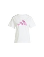 camiseta adidas camo mujer blanco