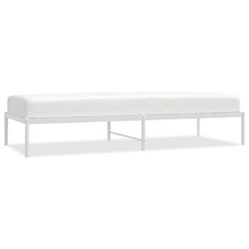 Estructura De Cama Sin Colchón Metal Blanco 80x200 Cm Vidaxl