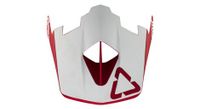 visera leatt mtb 4 0 blanco   rojo chilli