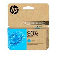 cartucho de tinta original hp evomore 937e cian