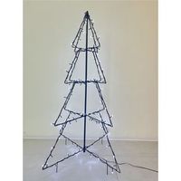 arbol navidad plegable 160 led blanco frio 120x78 cm