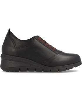 de MARILA DEPORTIVA ELEGANTE DE PIEL PARA MUJER CON PLANTILLA ACOLCHAD NEGRO